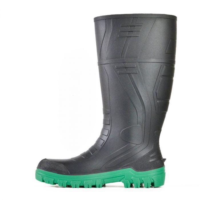 Bata Jobmaster 3 Gumboots - Black/green - Non Safety - High Cut (892-67280)
