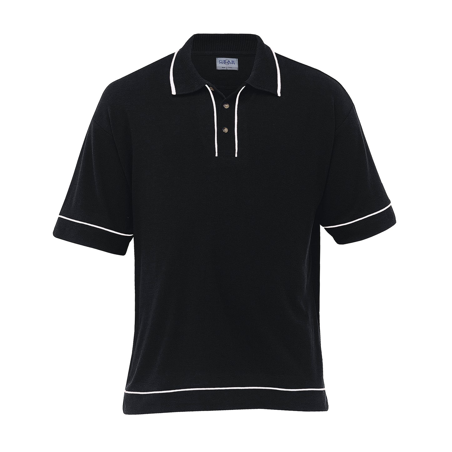 Gear For Life Mens Retro Waffle Polo(1st 10 Colours) (RWP)