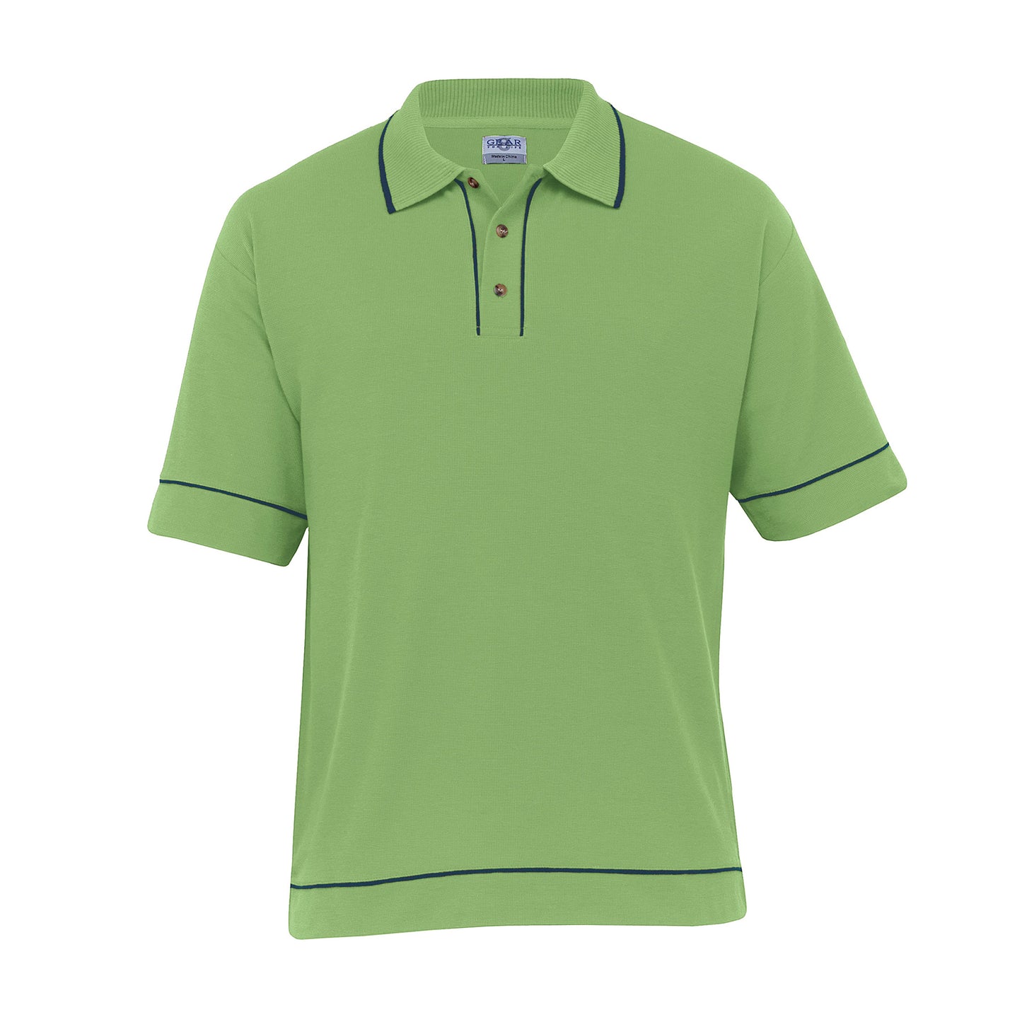 Gear For Life Mens Retro Waffle Polo(1st 10 Colours) (RWP)