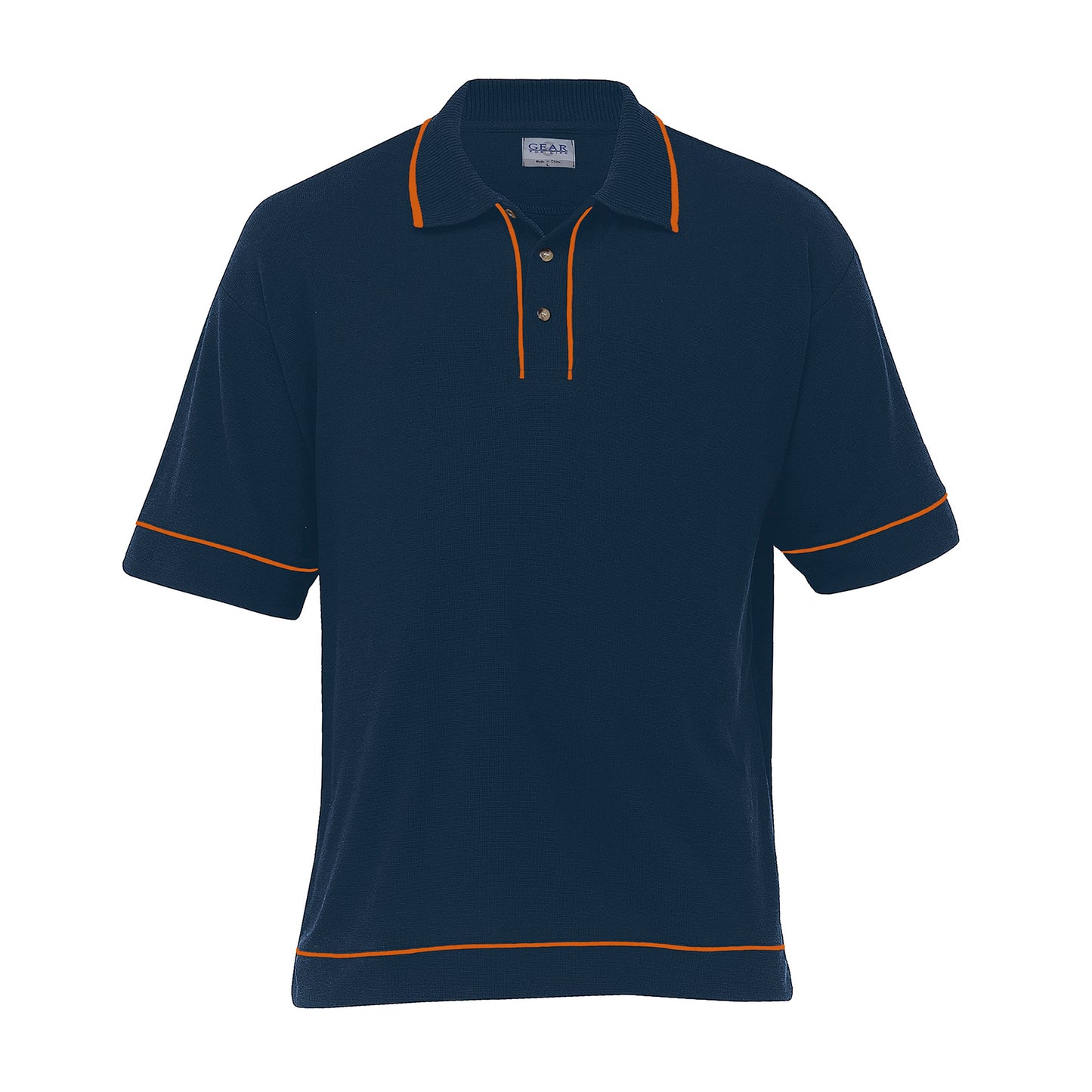 Gear For Life Mens Retro Waffle Polo(1st 10 Colours) (RWP)