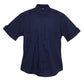 Ramo-Ramo Mens Military Short Sleeve Shirts-Navy / S-Uniform Wholesalers - 7