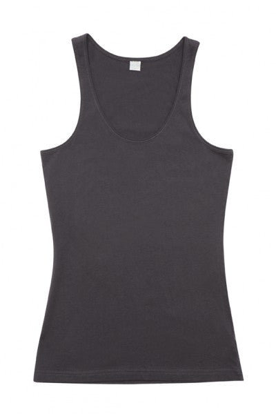 Ramo-Ramo Ladies American Style Singlet-New Charcoal / 8-Uniform Wholesalers - 11