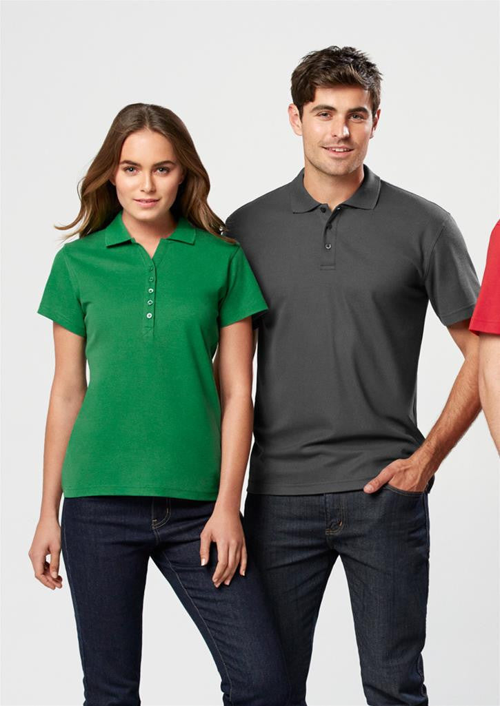 Biz Collection Mens Crew Polo P400MS
