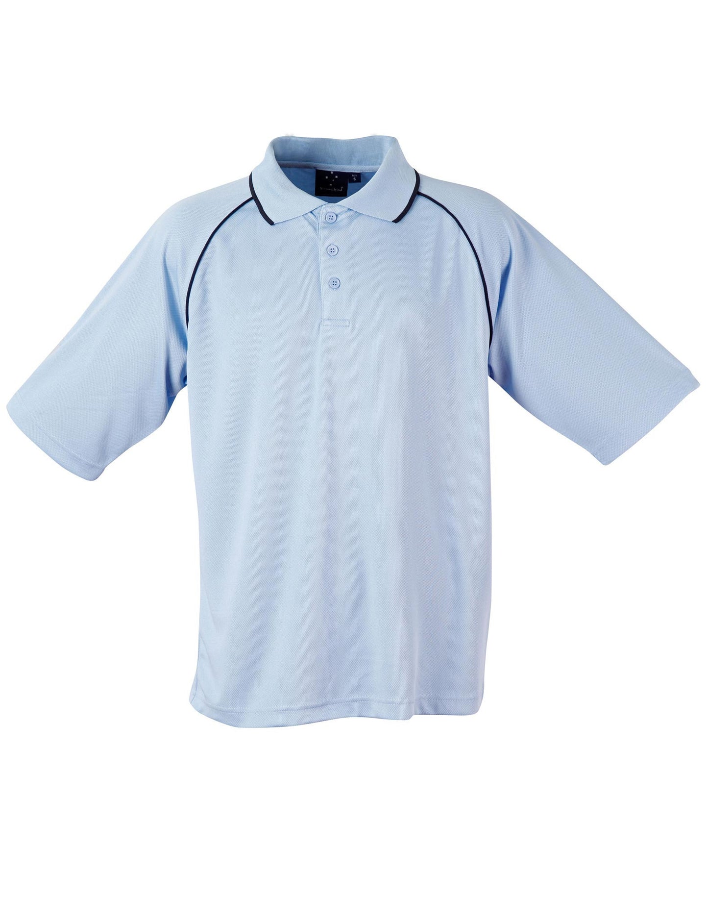 Winning Spirit Men's CoolDry® Raglan Short Sleeve Contrast Polo 2nd(5 Colour)-(PS20)