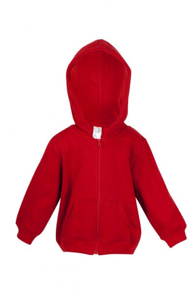 Ramo-Ramo Fleece baby Zip Hoodie-Red / 00-Uniform Wholesalers - 11