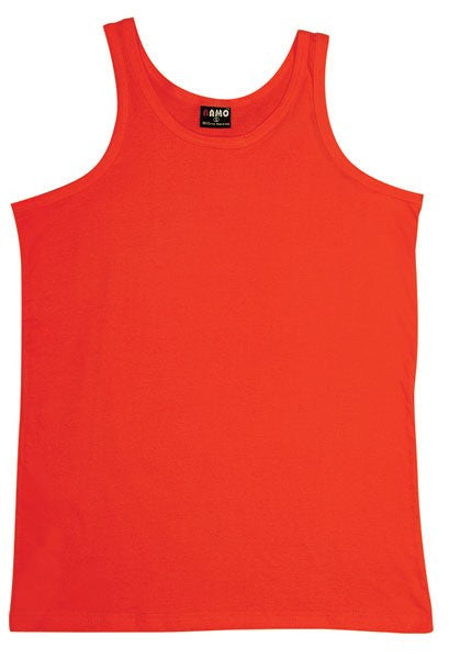 Ramo-Ramo Mens singlet-Orange / S-Uniform Wholesalers - 6