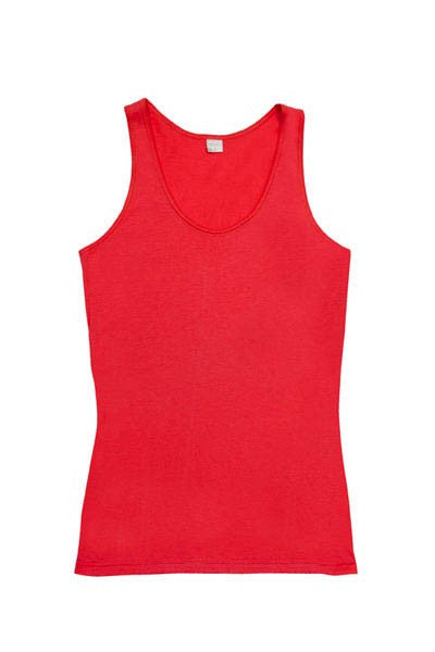 Ramo-Ramo Ladies American Style Singlet-Red / 8-Uniform Wholesalers - 12