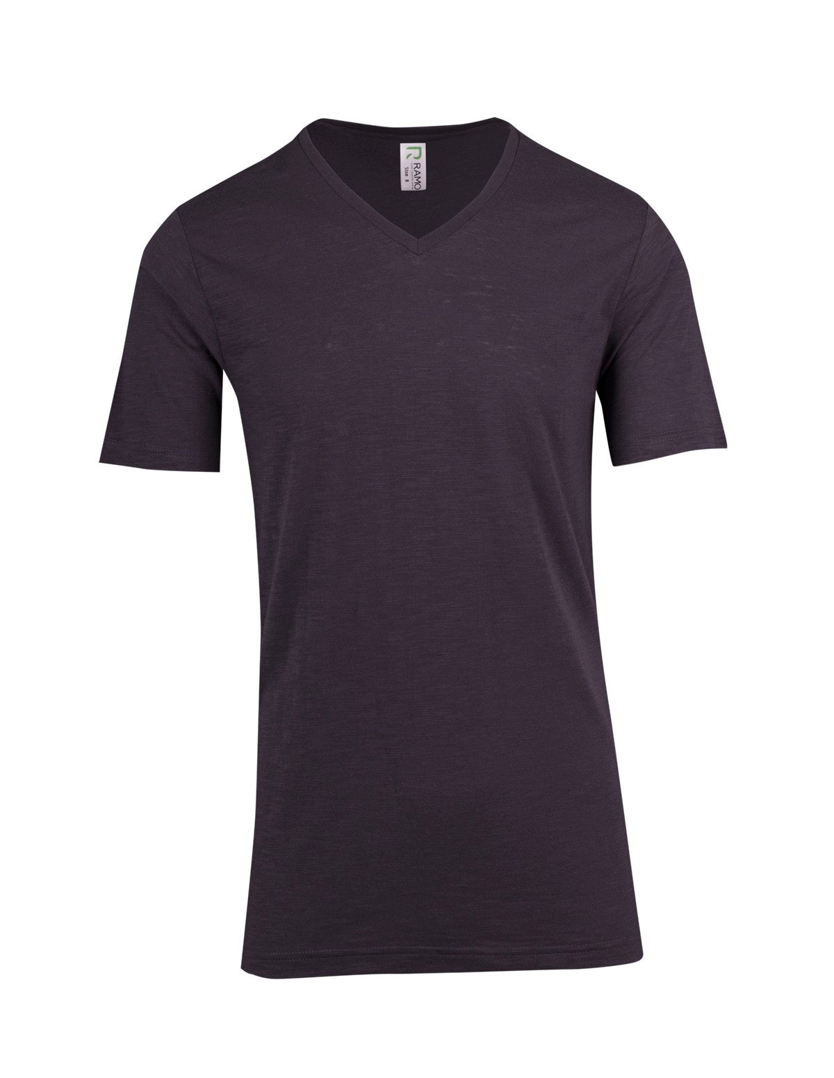 Ramo Mens Raw Cotton Wave V Neck Tee (T918TV)