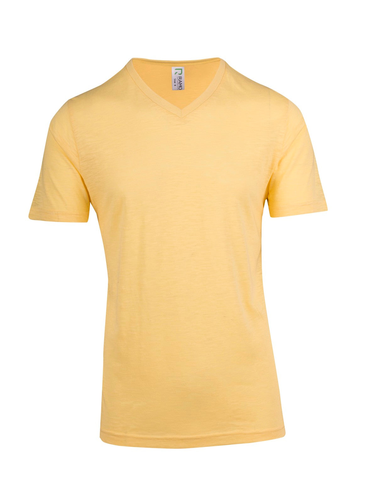 Ramo Mens Raw Cotton Wave V Neck Tee (T918TV)