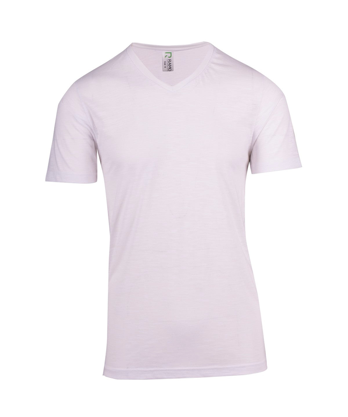 Ramo Mens Raw Cotton Wave V Neck Tee (T918TV)