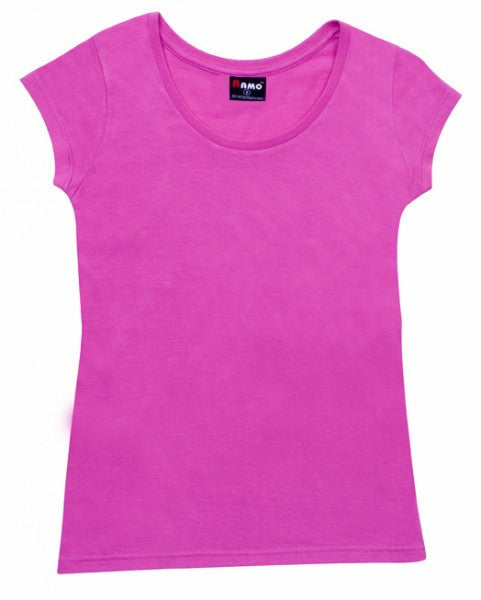 Ramo-Ramo Ladies Jersey Scoop Neck Tee-Tulip / 8-Uniform Wholesalers - 5