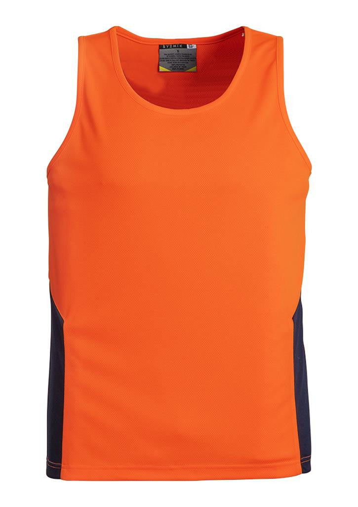 Syzmik-Syzmik Day Only Squad Singlet-Orange/Navy / XXS-Uniform Wholesalers - 3