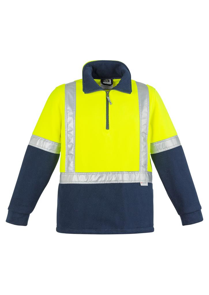 Syzmik Hi Vis Polar Fleece Jumper - Shoulder Taped (ZT462)