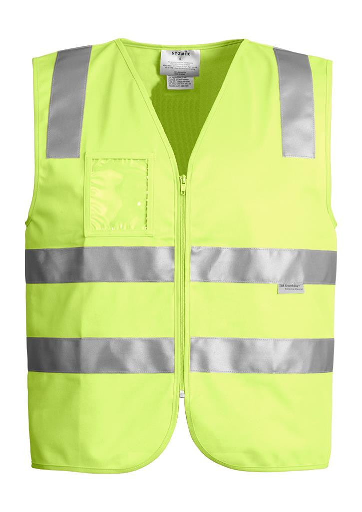 Syzmik-Syzmik Day/Night Full Zip Vest-Yellow / XS-Uniform Wholesalers - 3