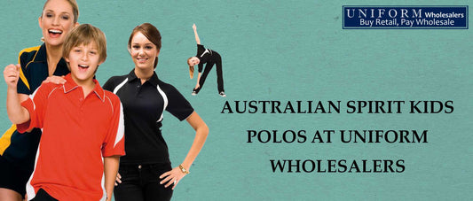 Australian Spirit Kids Polo's at Uniform Wholesalers