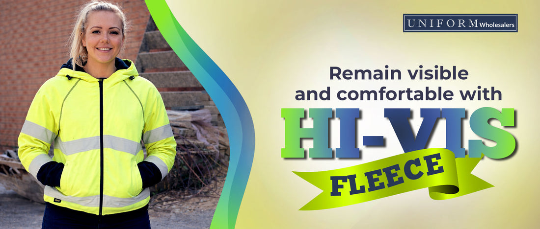 Bisley-Hi-Vis-Zip-Front-Fleece-Hoodie