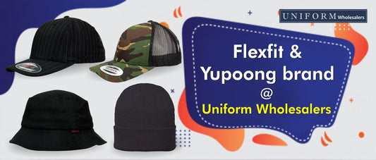 Flexfit & Yupoong brand at Uniform Wholesalers