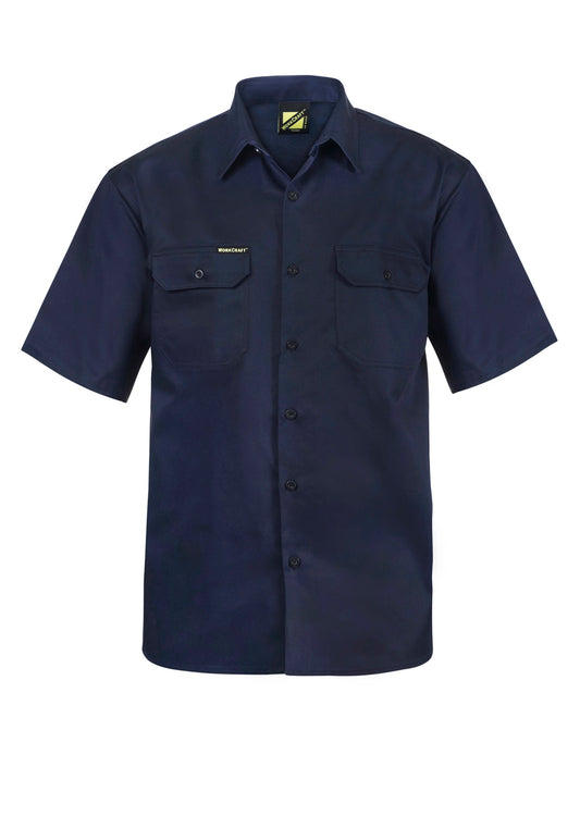 Workcraft Short Sleeve Cotton Shirt (WS3021)