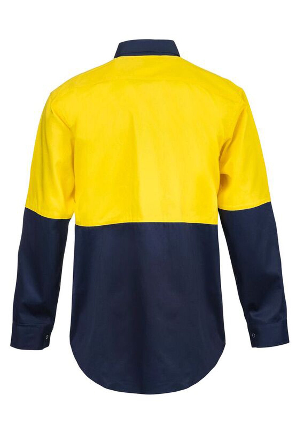 Workcraft Hivis Industrial Shirt-stud-ls (WS3032)
