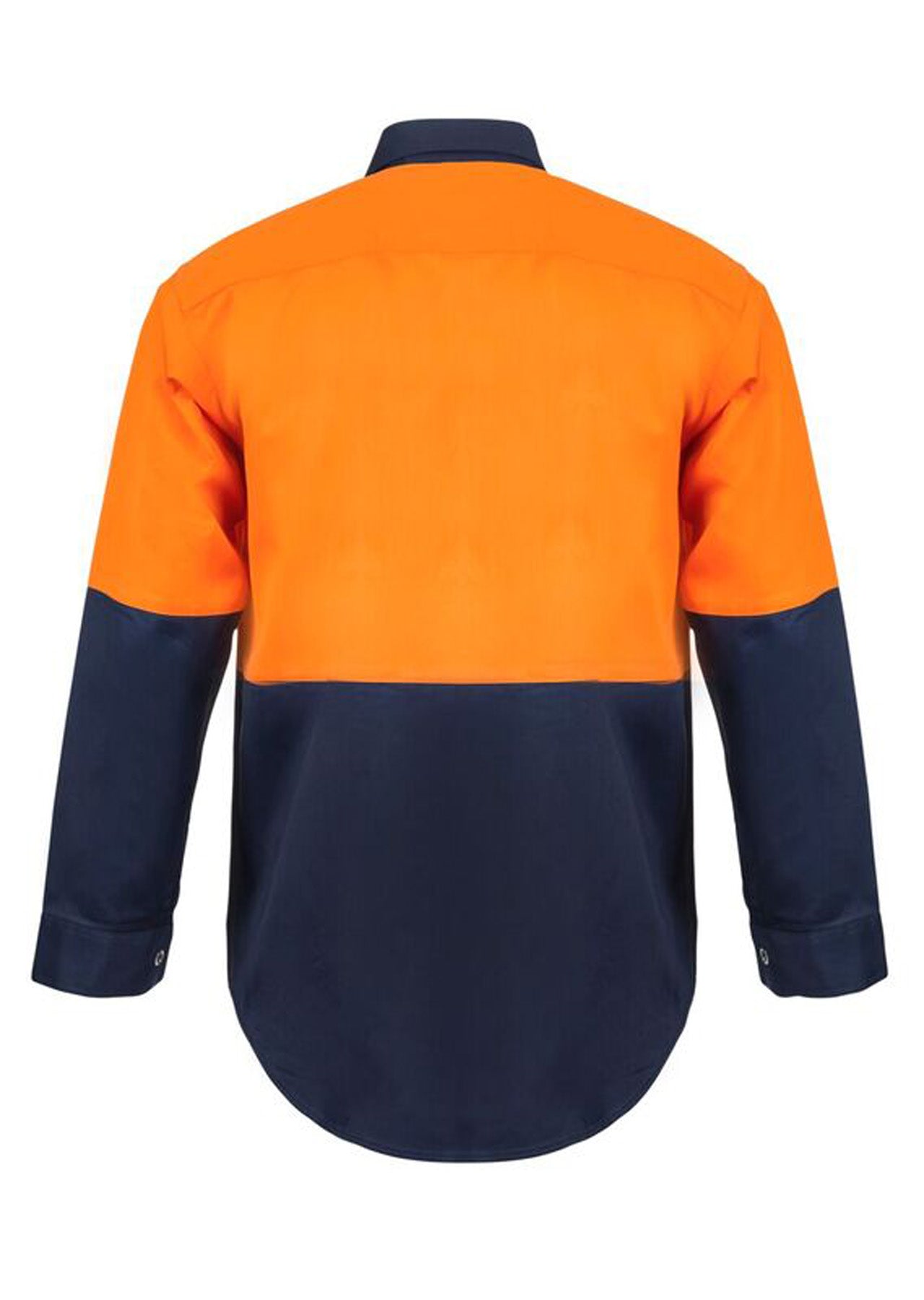 Workcraft Hivis Industrial Shirt-stud-ls (WS3032)