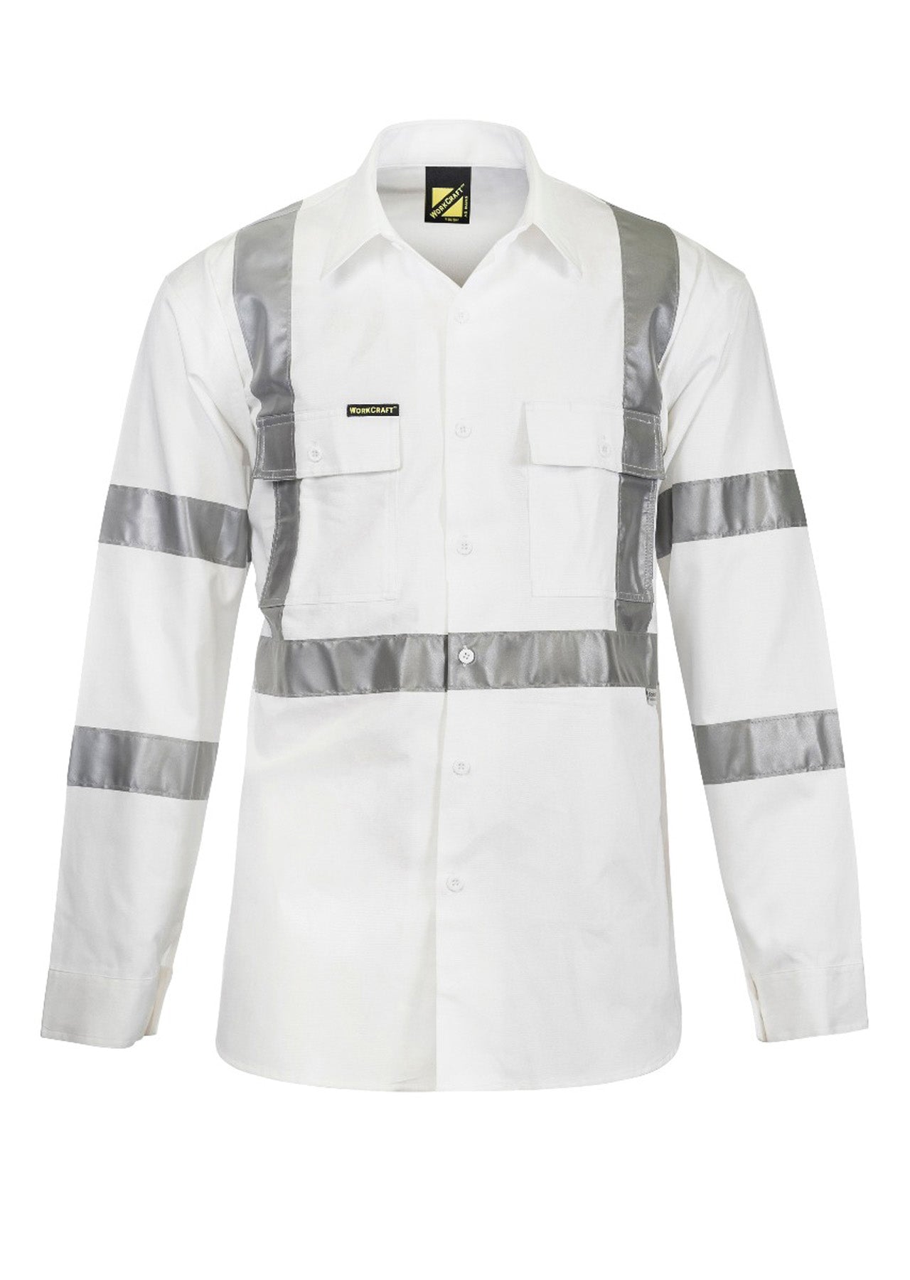 Workcraft Hivis X-pattern Shirt-ls (WS3222)