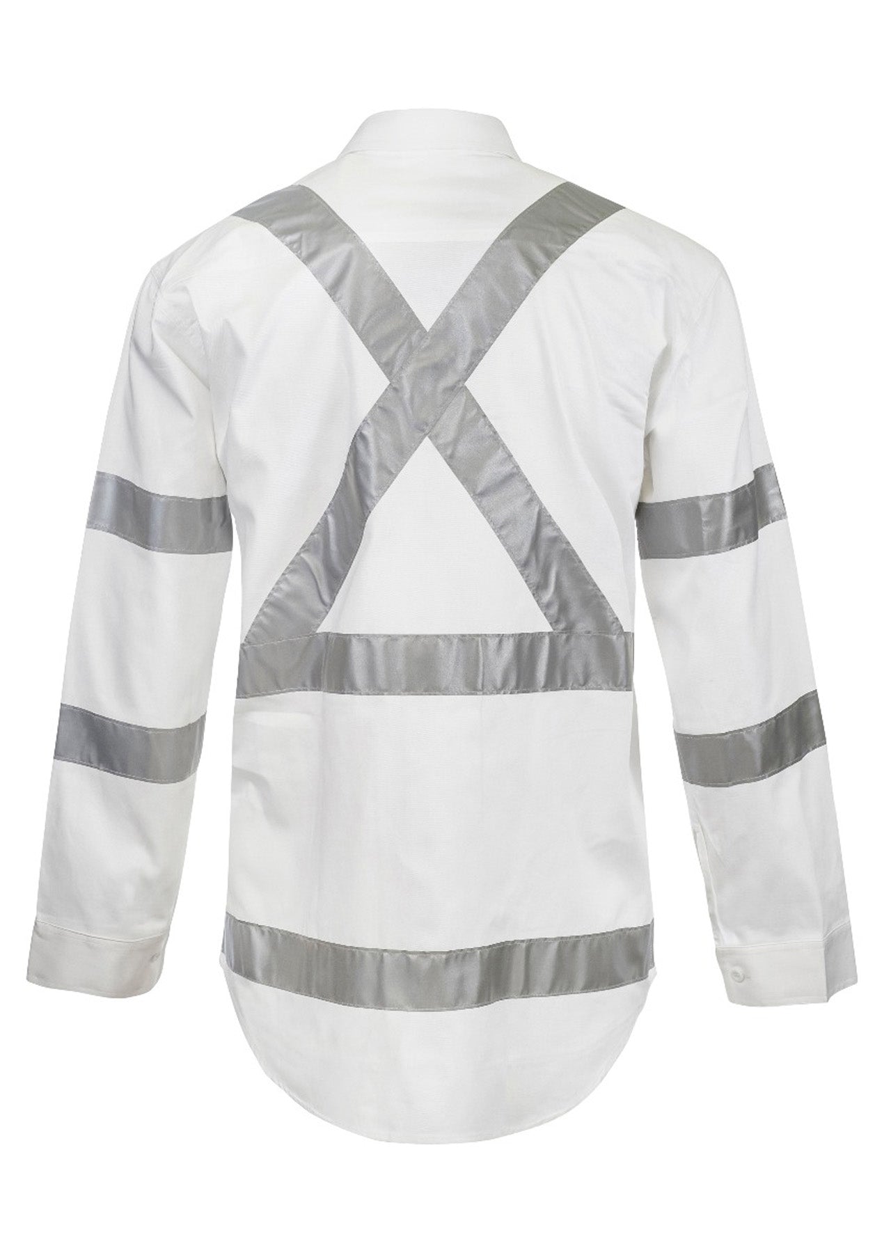 Workcraft Hivis X-pattern Shirt-ls (WS3222)