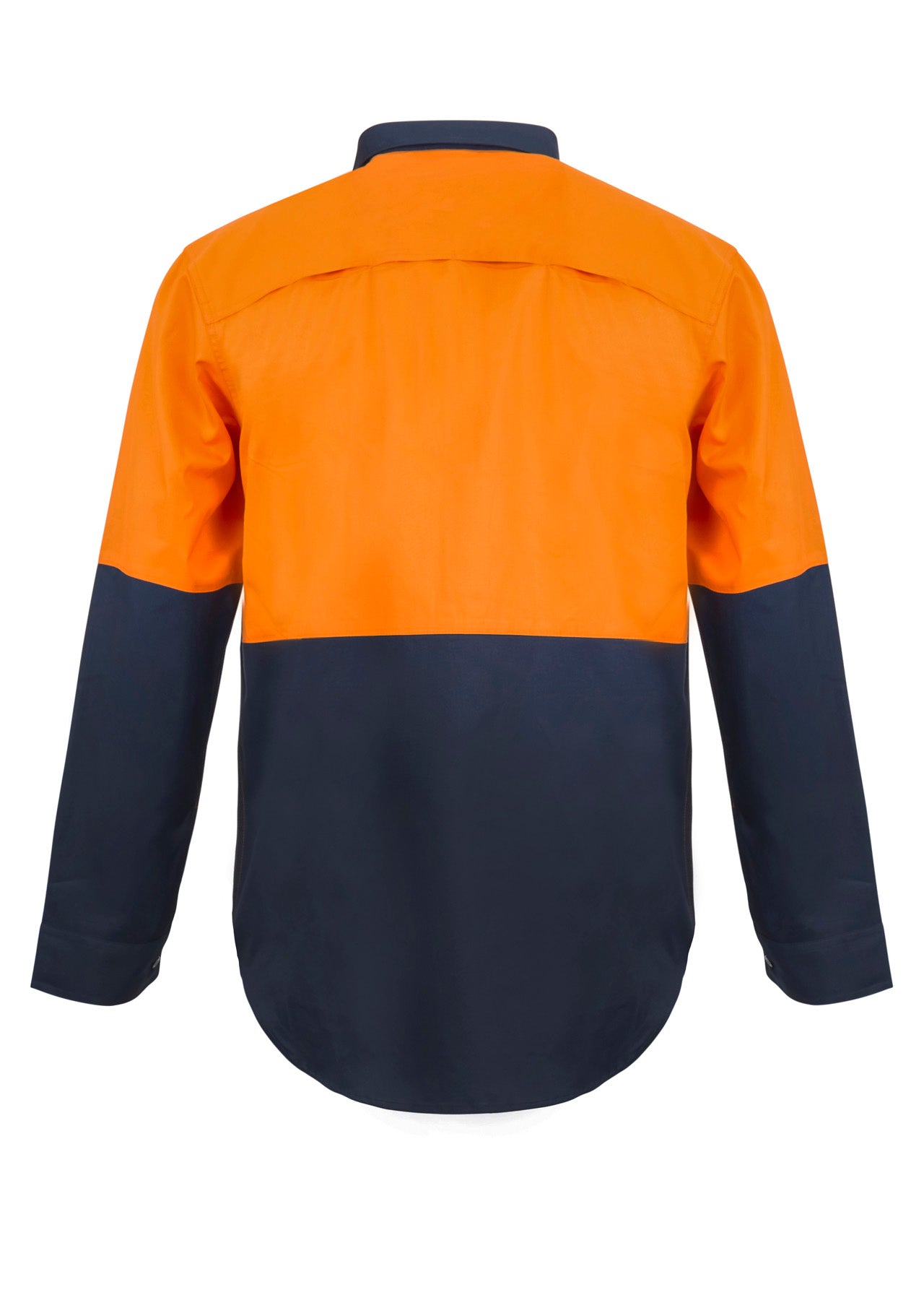 Workcraft 2 Tone Half Placket Sht W Vent (WS4255)
