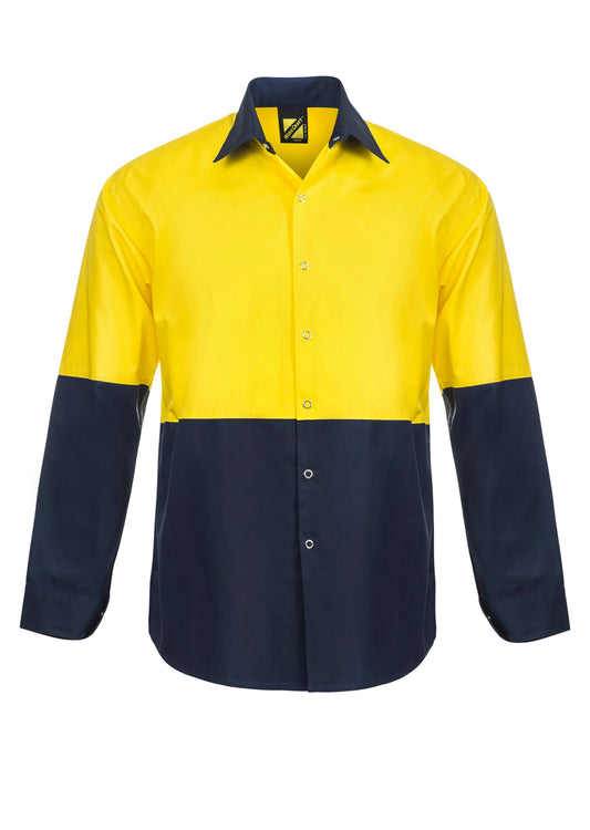 Workcraft Hivis Food Industrial Shirt-ls  (WS3045)