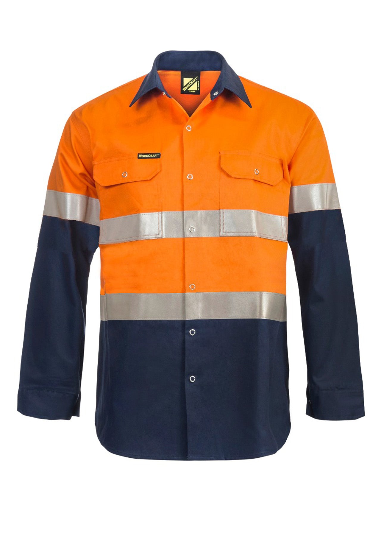 Workcraft Hivis Industrial Tape Shirt-ls (WS3072)