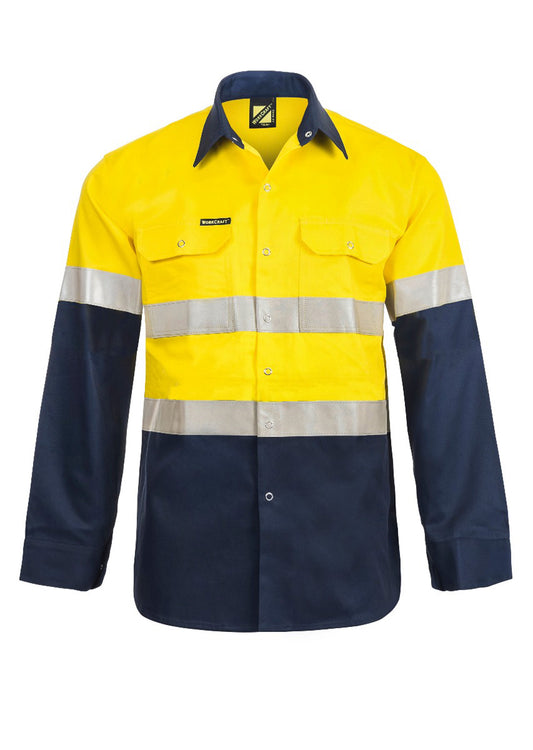 Workcraft Hivis Industrial Tape Shirt-ls (WS3072)
