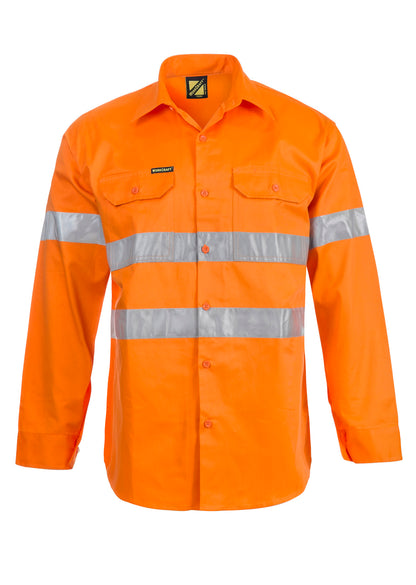 Workcraft Hivis Reflective Shirt- Ls (WS4002)