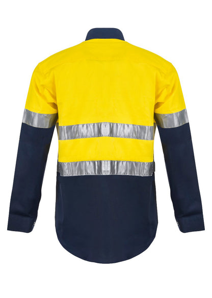 Workcraft Hivis Cotton Shirt Tape- Ls (WS4000)
