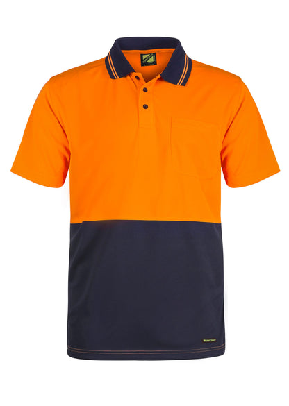 Workcraft Hivis Two Tone Polo Pocket- Ss (WSP201)