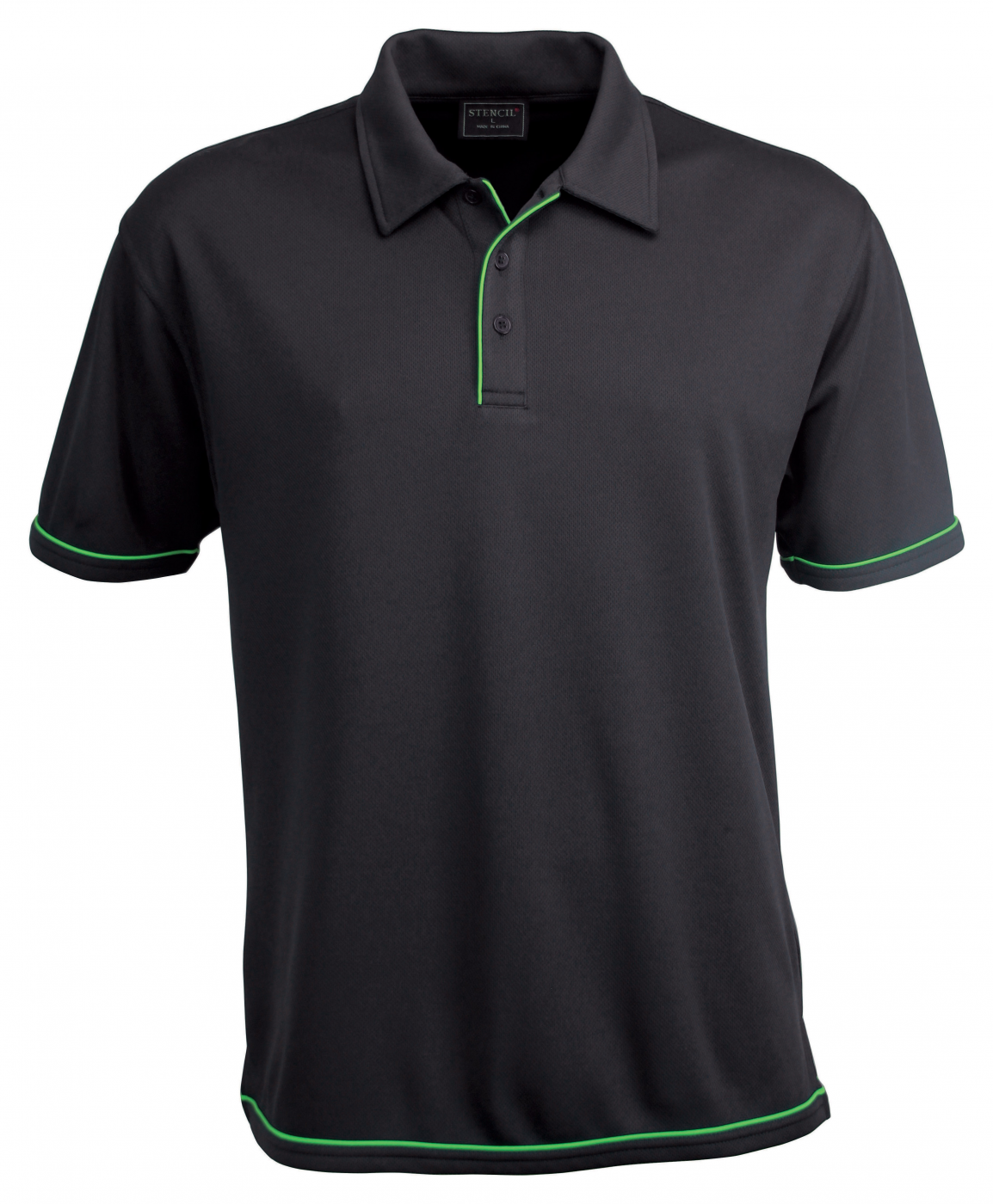 Stencil Men's Cool Dry Polo (1010B)