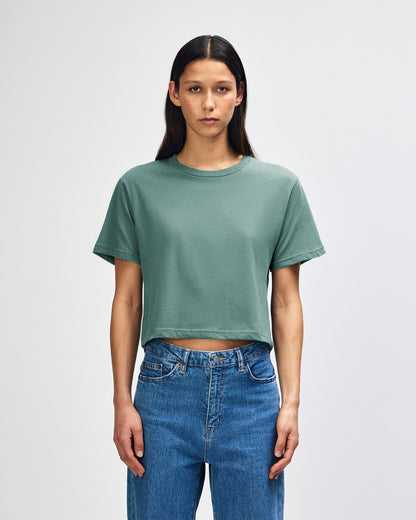 American Apparel Womens Fine Jersey Boxy T-shirt (102)