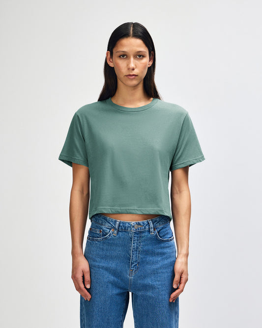 American Apparel Womens Fine Jersey Boxy T-shirt (102)