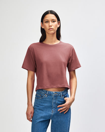 American Apparel Womens Fine Jersey Boxy T-shirt (102)