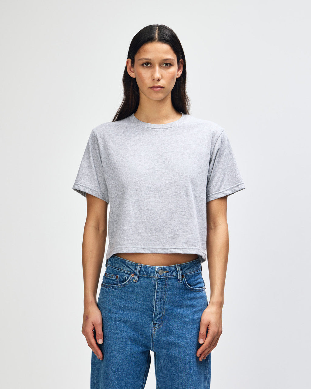 American Apparel Womens Fine Jersey Boxy T-shirt (102)