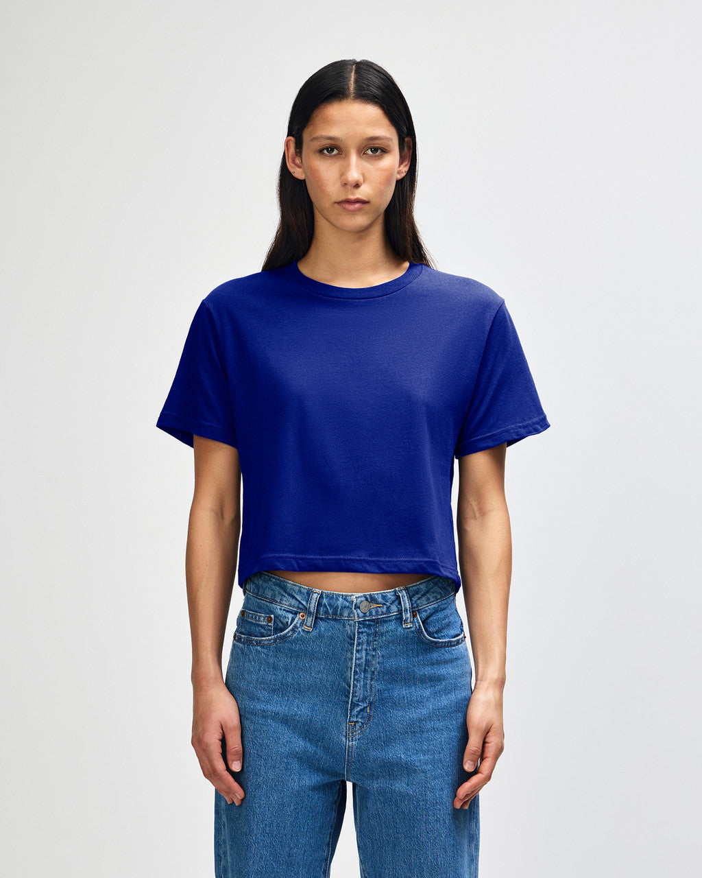 American Apparel Womens Fine Jersey Boxy T-shirt (102)