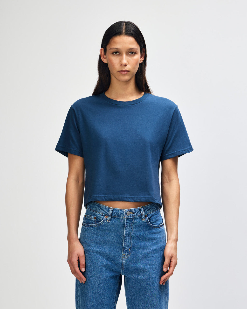 American Apparel Womens Fine Jersey Boxy T-shirt (102)