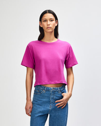 American Apparel Womens Fine Jersey Boxy T-shirt (102)