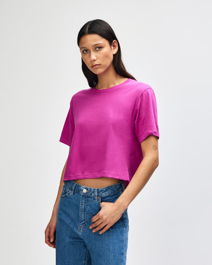 American Apparel Womens Fine Jersey Boxy T-shirt (102)