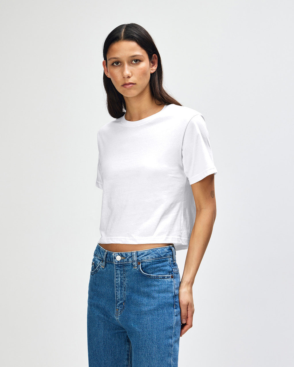 American Apparel Womens Fine Jersey Boxy T-shirt (102)