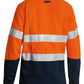 Bisley Tencate Tecasafe Plus Women's Taped Two Tone Hi Vis FR Vented Long Sleeve Shirt (BL8082T)