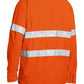 Bisley Tencate Tecasafe Plus Taped Hi Vis FR Lightweight Vented Long Sleeve Shirt (BS8238T)