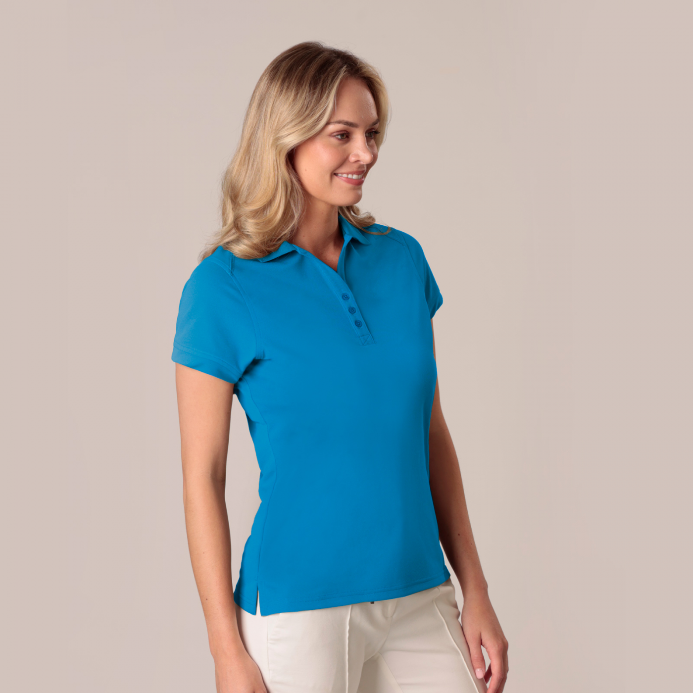 Stencil Sorona Ladies S/S Polos (1166)
