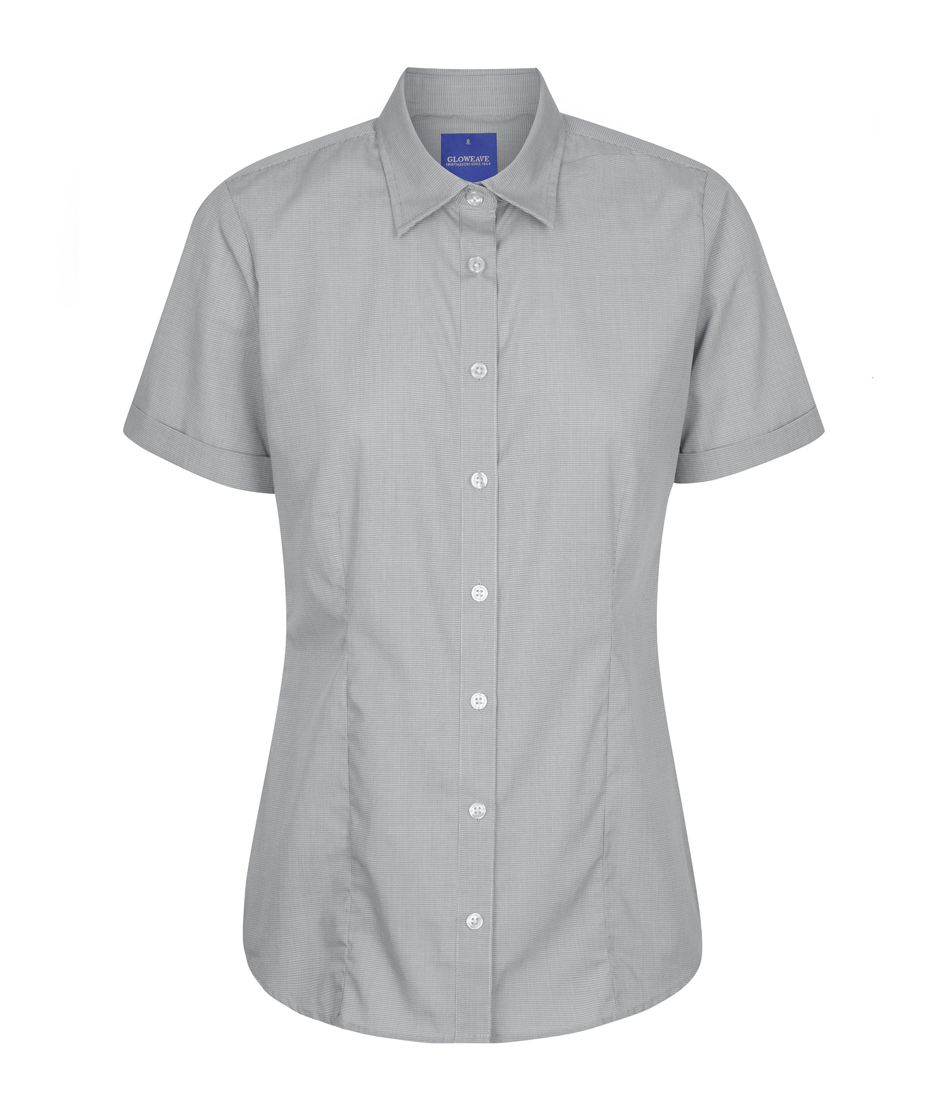 Gloweave Ladies Puppy Tooth Short Sleeve Shirt (1267WS)