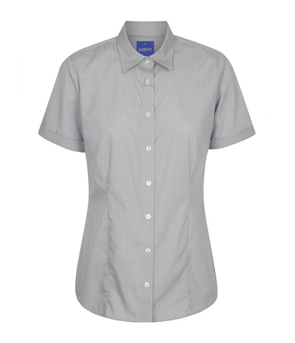 Gloweave Ladies Puppy Tooth Short Sleeve Shirt (1267WS)
