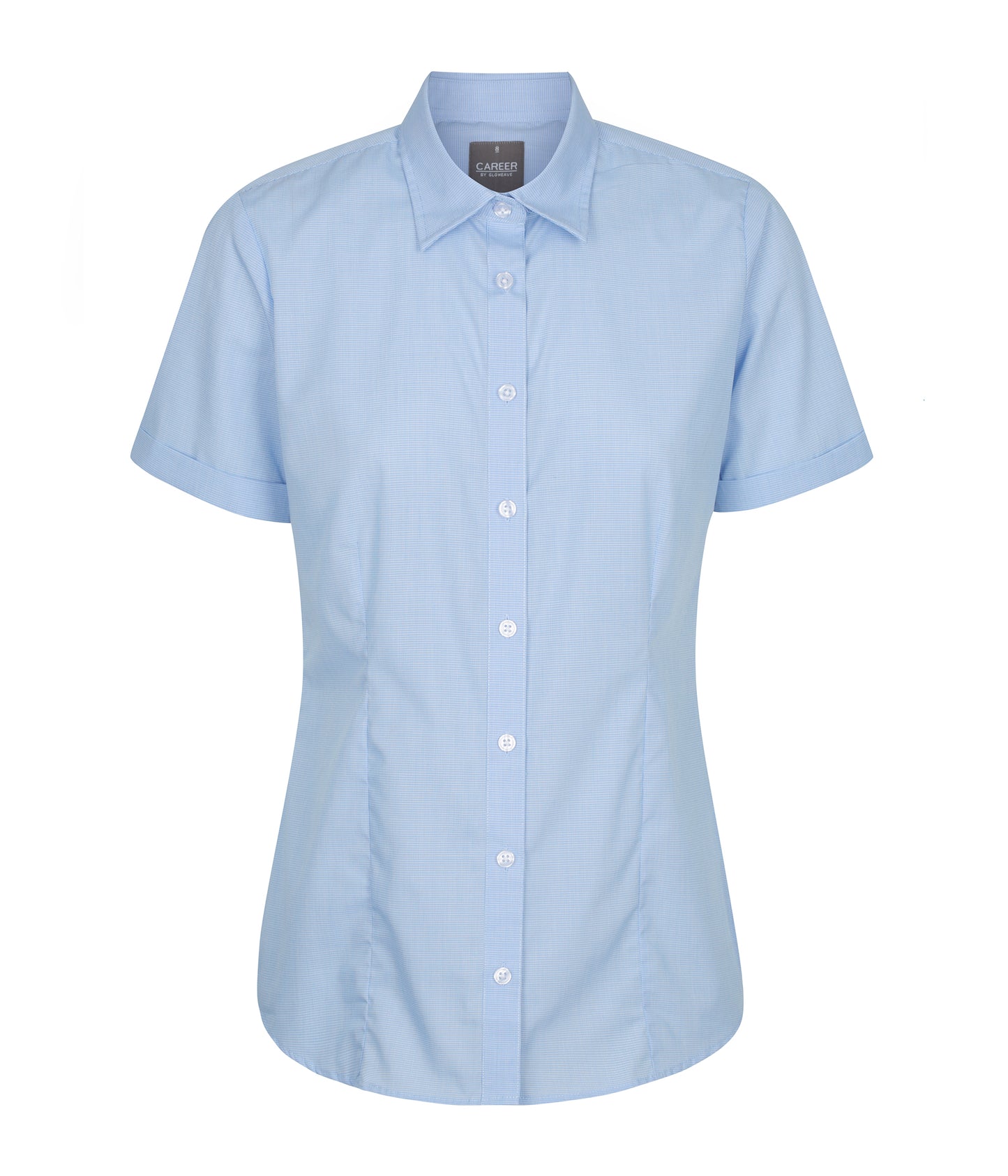 Gloweave Ladies Puppy Tooth Short Sleeve Shirt (1267WS)