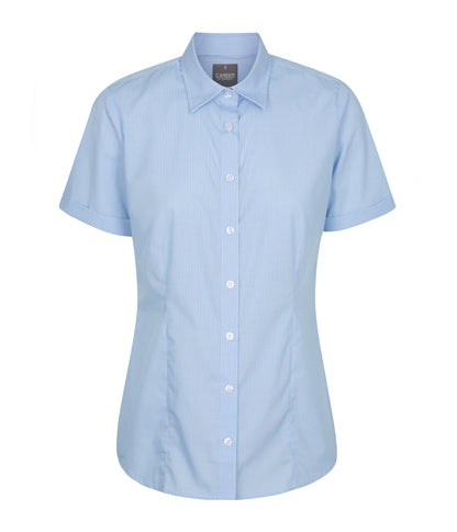 Gloweave Ladies Puppy Tooth Short Sleeve Shirt (1267WS)